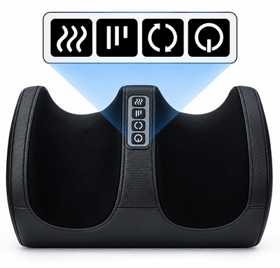 Elvoria™ 3-in-1 foot massager heating heat, vibration and depth relief